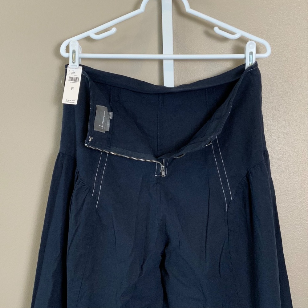 Anthropologie Linen Extended Waist Pants - Picture 16 of 16